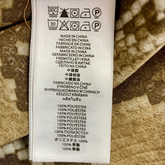 Michael Michael KORS | Basics Python Print Blouse NWOT - Picture 5 of 13